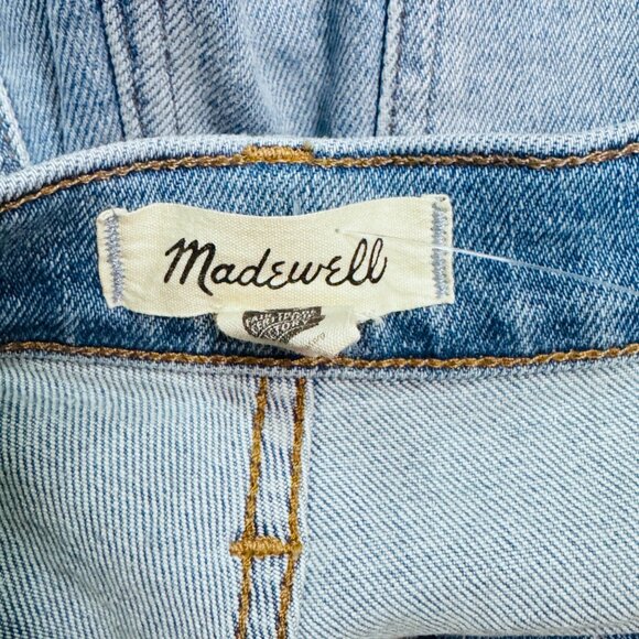 Madewell The Perfect Vintage Jeans High-Rise Distressed Straight-Leg Size 28 - Picture 3 of 4